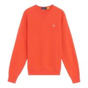 Rød Sweatshirt Regular Fit Bomuld Polyester