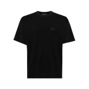 Ensfarvet Crew Neck T-Shirt