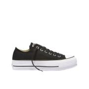 Canvas Platform Sneakers