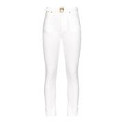 Hvid Love Birds High Waist Jeans