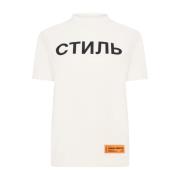 CTNMB Logo T-Shirt Hvid/Sort Kortærmet