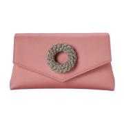 Elegant Juvel Clutch i Lyserød