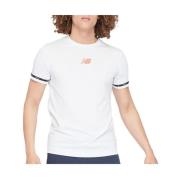 Kortærmet T-shirt Hvid Polyknit