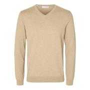 Strik V-hals Sweater