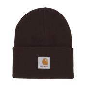 Ribbet Akryl Beanie Hat Tobak