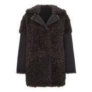 Shearling Coat Eva - Brun