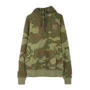 Olivengrøn Hoodie med Ntc Hz Stil