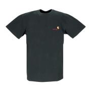 Mørk Cedar Script Tee Herre T-Shirt