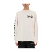 Sweatshirt med logo print