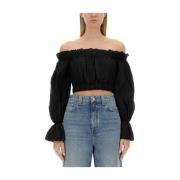 Linned Cropped Top Tristan