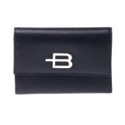 Wallet in black saffiano