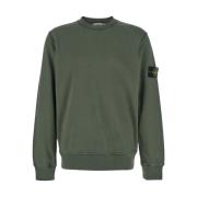 Grøn Bomuldsfleece Sweaters