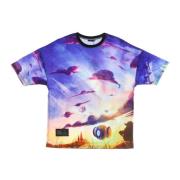 Solnedgang Oversize Tee Multi T-Shirt