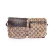 Pre-owned Canvas gucci-tasker