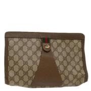 Pre-owned Canvas clutches