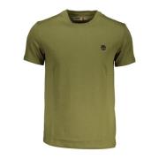 Kortærmet Slim Fit Broderet T-shirt