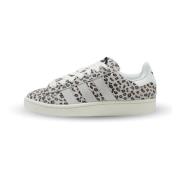 Creme Leopard Retro Sneaker