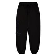 Sorte sweatpants med palmeprintlogo