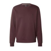 Bordeaux Rund Hals Sweatshirt - Sharpe