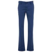 Blå Bomuld Slim Fit Chinos