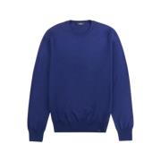 Blå Crew Neck Sweater