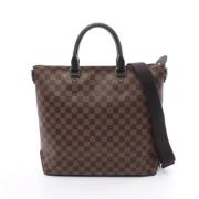 Pre-owned Coated canvas louis-vuitton-tasker