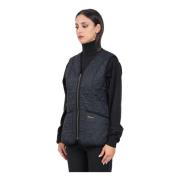 Sort fleeceforet damet vest