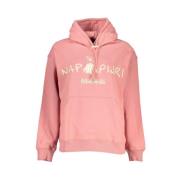 Elegant Pink Hoodie i Bomuld