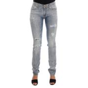 Ripped Slim Fit Denim Jeans