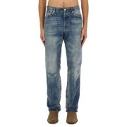 Klassiske Straight Denim Jeans