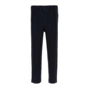 Midnight Blue Polyester Bukser