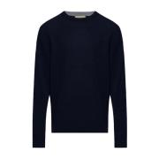 Broderet Logo Navy Blue Sweater