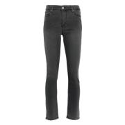 Højtaljede Slim Straight Jeans