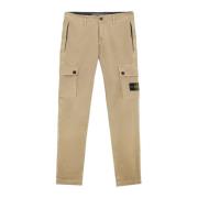 Cargo Bukser Stretchet Brudt Twill Bomuld