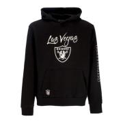 Las Vegas Raiders Script Hoodie Sort/Hvid