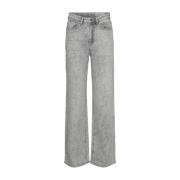 Højtaljede Bootcut Jeans