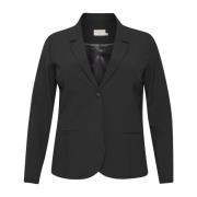 Klassisk Blazer Jakke Sort Dyb