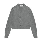 Grå Cashmere Cardigan