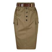 Cargo Nederdel Beige