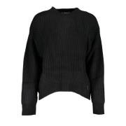 Sort Langærmet Højhalset Sweater