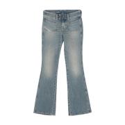 Flared Denim Jeans