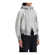 Hybrid Zip Hooded Sweatshirt