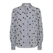 Dot Petra V-Hals Bluse