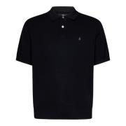 Sorte T-shirts og Polos med Hvid Logo Broderi