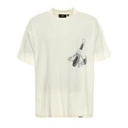 Klubnøgler Grafisk Oversized T-shirt