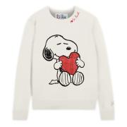 Snoopy Heart Crewneck Sweater