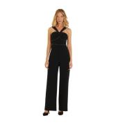 Lang jumpsuit med nitter