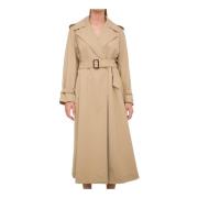 Luksus Uldblanding Trench Coat