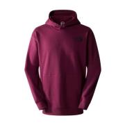 Bordeaux Coordinates Hoodie Bomuld Mænd