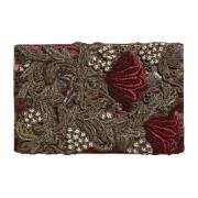 Guldramme Aftenclutch Maroon Velvet